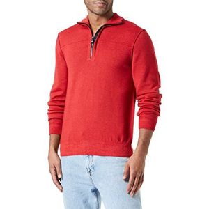 BOSS Heren Knitwear Knitted_Sweater, Bright Red, L