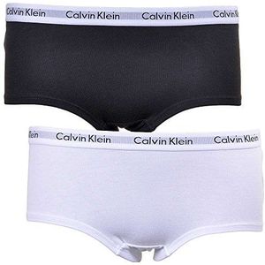 Calvin Klein Meisjes, 2 stuks, hipster, 2 stuks, shorty met stretch, wit/zwart