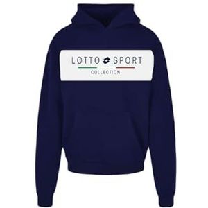 AMERICAN COLLEGE USA Lotto Sweatshirt met capuchon, kleur sportkleding voor jongens, Blauw, 6 Jaren