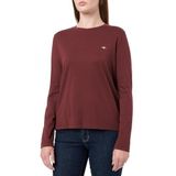 Gant - REG SHIELD LS T-SHIRT - Plum wine - Longsleeve Shirt