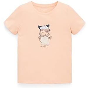 TOM TAILOR Meisjes T-shirt 1035159, 31080 - Sunny Apricot, 92-98