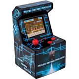 ITAL Mini Arcade-machine, retro design, draagbare mini-console met 250 spellen, 16 bits, machine, perfect als geek-cadeau voor kinderen en volwassenen (Blauw)
