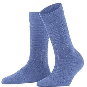 FALKE Dames Sokken Fibre Root W SO Wol Eenkleurig 1 Paar, Blauw (Arcticblue 6367), 39-42
