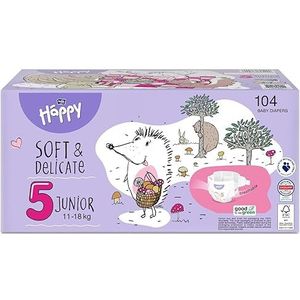 bella baby Happy Luiers maat 5 Junior 11-18 kg HAPPY BOX 104 stuks