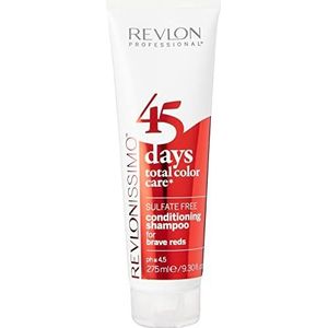 REVLON 45 DAGEN BRAVE RED Rood/rode haarkleurbeschermer 2in1 shampoo en conditioner