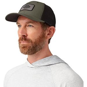 Dickies Canvas Trucker Cap voor heren, honkbalpet, mosgroen, Eén maat