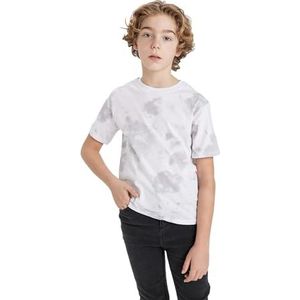 DeFacto Jongens T-shirt, off-white, 9-10 Jaar