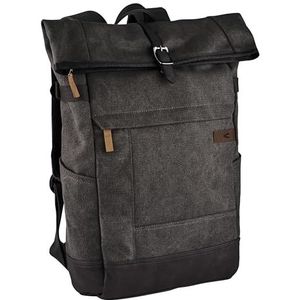 camel active Air Rolltop Rugzak voor heren, groot, grijs, grijs, Large, modern