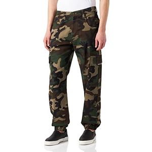 Southpole Southpole Camo Cargo Pants voor heren, camouflage-motief (Wood Camo), 31