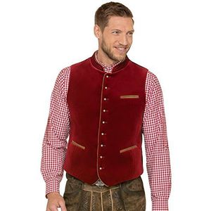 Stockerpoint Ricardo vest voor heren, klederdrachtvest, rood (donkerrood), 46