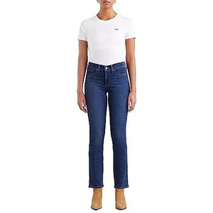 Levi's 314 Shaping Straight Jeans dames,Lapis Dark Horse,26W / 30L