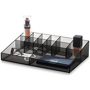 iDesign - Sarah Tanno - Organizer voor Cosmetica - Grijs - 13 Vakken - Gerecycled Kunststof