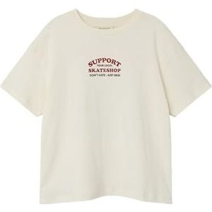 Name It - Nreg Ss Top - Top - Wit - Katoen - Normale Pasvorm