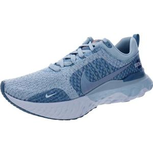 NIKE React Infinity Run FK 3 Herensneakers, Ocean Bliss/Noise Aqua-Football Grey, 46 EU, Ocean Bliss Noise Aqua Football Grey, 46 EU