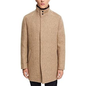 ESPRIT Jas van wolmix met afneembare voering, 294/licht beige 5, XXL