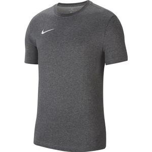 Nike Top met korte mouwen voor heren M Nk Df Park20 Ss Tee, antracietgrijs heather/wit, CW6952-071, 2XL