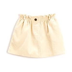 Koton Girl Corduroy Mini Skirt, Off White (001), 6-7 Jaren
