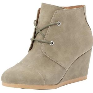 TOMS Colette Enkellaars voor dames, Donker Taupe Suede, 39 EU