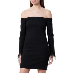 Koton Dames mini-jurk off-shoulder, zwart (999), 40