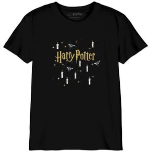 HARRY POTTER T-shirt voor jongens, Noir, 10 Jaar