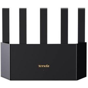 Tenda RX2L Pro AX1500Mbps Router WiFi 6 Dual-Band, 1201Mbps/5GHz en 300Mbps/2.4GHz, 5 antennes met hoge versterking, 4 Gigabit poorten, ouderbediening, WiFi+-technologie, WPA3, warmteafvoer