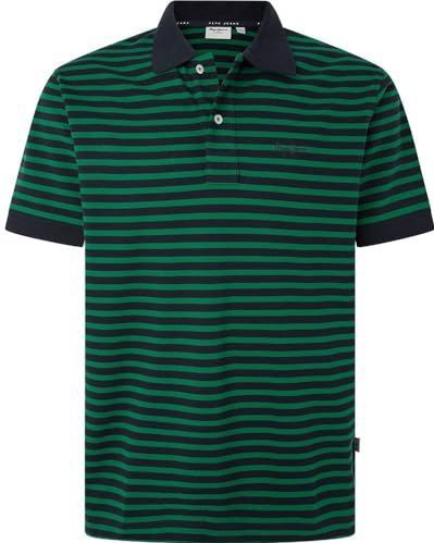 Pepe Jeans, Heren, Tops, Groen, Maat: M Katoen,