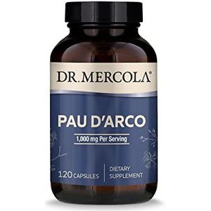 PAU D'ARCO Capsules DR MERCOLA - 120 CAPS 1000mg per portie