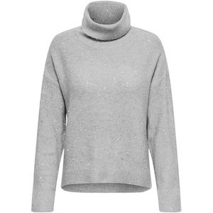 Oversized coltrui met pailletten, model 'ARIZONA LS SEQUINS'