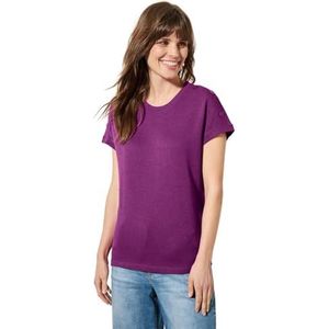 T-shirt - Anemone Pink - Structuur-look - Knoopdetails