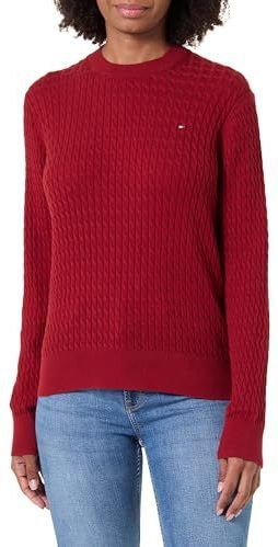 TOMMY HILFIGER - Trui - Rood - Knitwear
