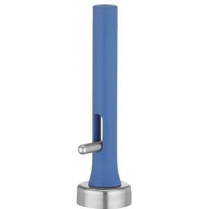 HENDI Falafelpers, Stöckel, voor het vormen van falafel, gehakt en pasteitjes, falafel portioneerder, falafel maker, hamburger pers, 1/70, ø40x150mm, roestvast staal, nylon, blauw
