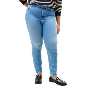 Tommy Hilfiger - Skinny Broek - Blauw - Duurzaam Gemaakt