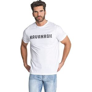 Gianni Kavanagh White Hype Kavanagh T-shirt voor heren, Wit, S