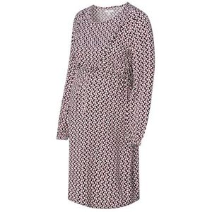 ESPRIT Maternity Damesjurk Woven Nursing Lange Mouwen Allover Print Jurk, gebroken wit - 103, 42