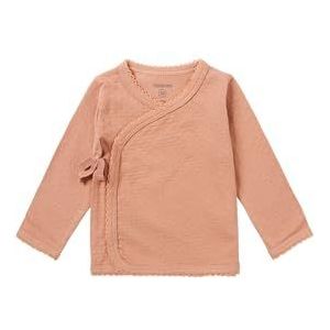 Noppies Baby Babymeisjes meisjes wrap top Norland shirt met lange mouwen en schouderbandjes, roze dawn-N026, 86, Rose Dawn - N026, 86 cm