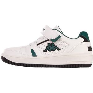 Kappa Unisex kinderen Stylecode: 261098k Yeldes K Kids Sneakers, Wit Dk Groen, 30 EU