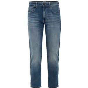 camel active Heren 488525/1D84 jeans, indigo, 33W / 36L, blauw, 33W x 36L