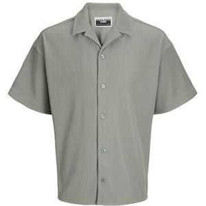 JACK & JONES Heren Jcohorizon Plisse Resort Shirt Ss, shadow, S