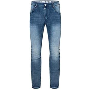 Timezone Scotttz Skinny jeans voor heren, blauw (Antique Blue Wash 3636)., 40W x 34L