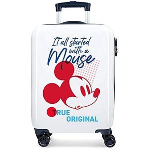 Disney Joumma Minnie Magic Koffer, Wit, 55 cm, Origineel product