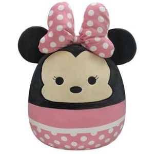 Squishmallows SQK0301 - Minnie Mouse 35 cm, officiële knuffel van Kelly Toys, superzachte knuffel