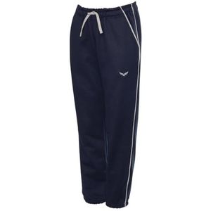 Trigema Joggingbroek voor jongens met bies, Donkerblauw, 140 cm