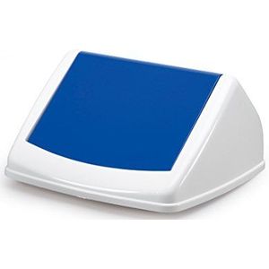 Durable 1801574014 Durabin® klapdeksel voor afvalbak 40 liter rechthoekig, blauw