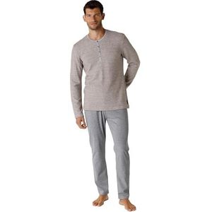 LVB Lungo Serafino pyjamaset, grijs, XXL voor heren, Grijs, XXL