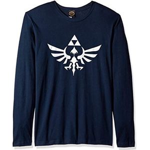 Nintendo The Legend of Zelda Triumphant Triforce Shirt - blauw - L