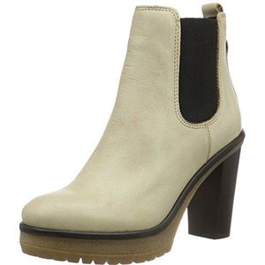 Tommy Jeans C1385LEO 1A Chelsea boots voor dames, wit (winter wit 112), 40, wit winter wit 112, 40 EU