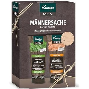 Kneipp Cadeauset mannending - 2 in 1 mannendouche van Kneipp in originele grootte - Wellness cadeau voor mannen - Kneipp Men: mannenverzorging met natuurcompetentie - 2 x 200 ml