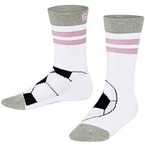 FALKE Uniseks-kind Sokken Active Soccer, Synthetisch, 1 Paar, Wit (White 2003), 39-42