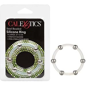 CalExotics - Steel Beaded Silicone Ring XL
