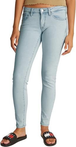 Tommy Jeans - Capri Broeken - Lichtblauw - Skinny - 7/8 Lengte